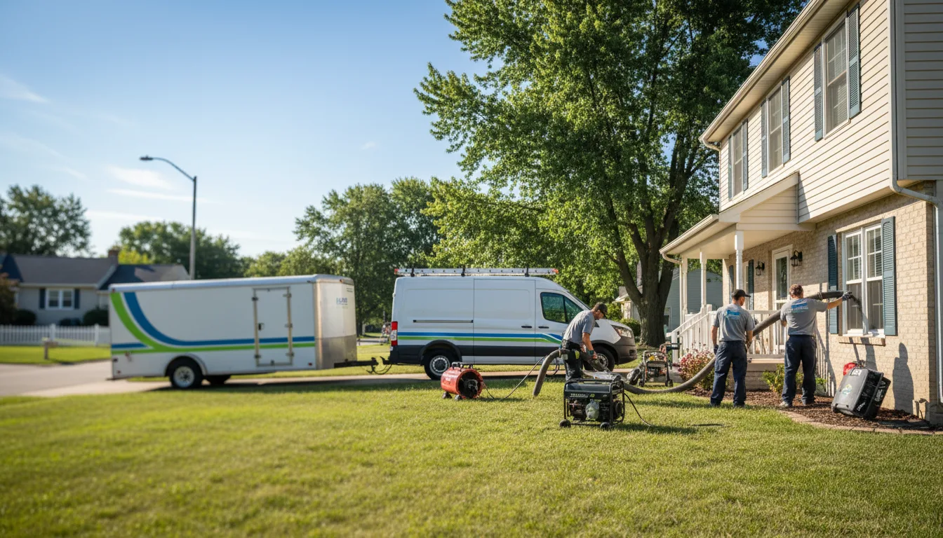 Flooded Basement Restoration And Cleanup With Repair in Creve Coeur, MO near me